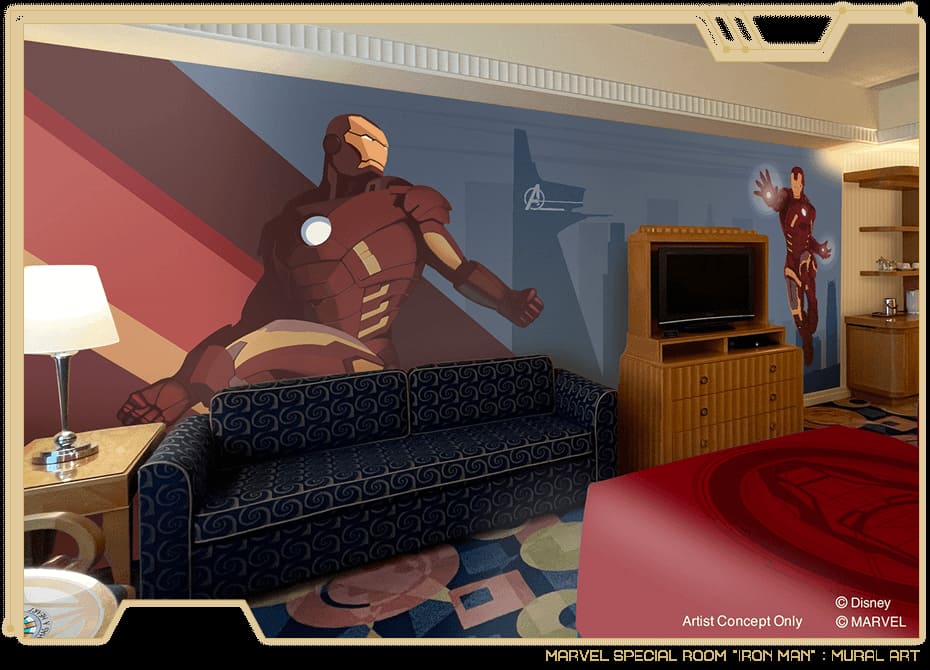ディズニーアンバサダーホテル マーベルスペシャルルーム第2弾＜アイアンマン＞がテーマの客室が登場